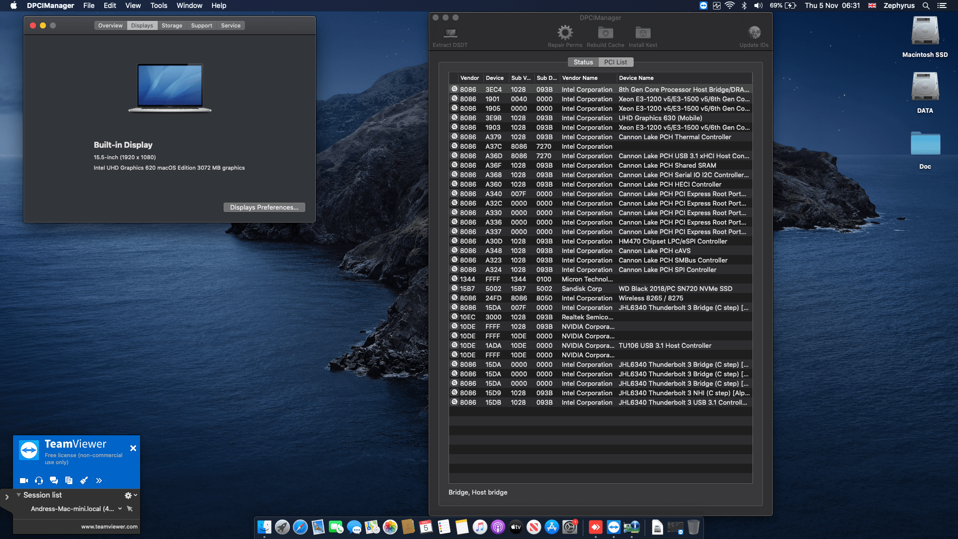 Dell Alienware M15 R2 [CoffeeLake   Intel UHD 630 + I2C] OpenCore 2